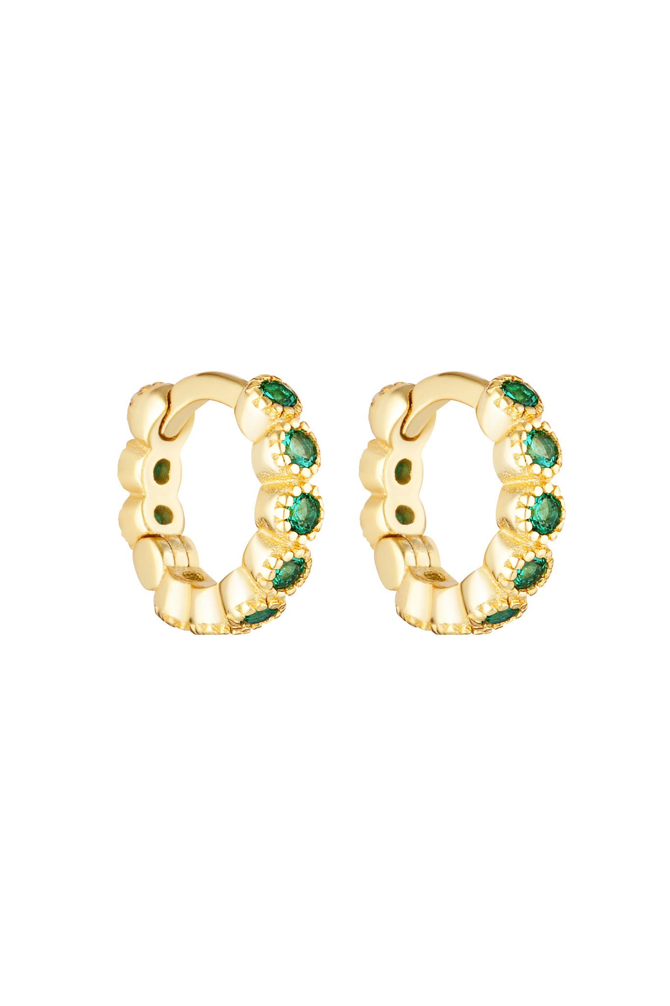 Baby emerald earrings sale